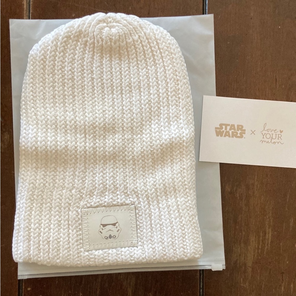 Love your melon stormtrooper white beanie